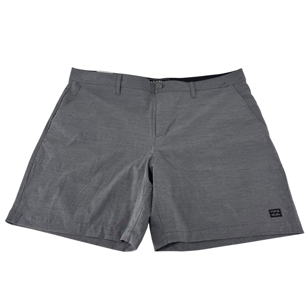 Billabong Mens Hybrid Shorts Charcoal Grey Stretch Walk Shorts Size 40 NEW - Picture 5 of 12